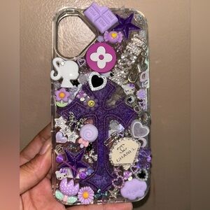 Purple Decorative Phone Case